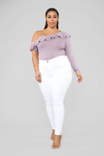 Load image into Gallery viewer, Plus Size Fashion-High Elastic Denim Pencil Pants