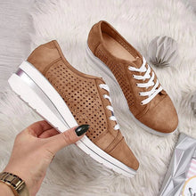 Load image into Gallery viewer, Wedge Shoes-Summer Autumn Casual Canvas-Breathable Platform Sneakers.