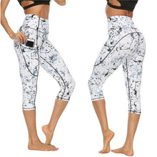 Load image into Gallery viewer, Marble Digital Print - Yoga Pants.