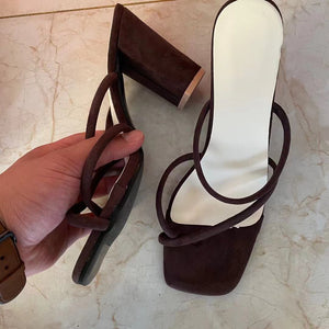 Women Sandals-Summer Fashion-High Heels Shoes.