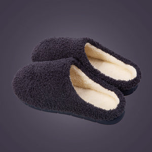 Indoor-Thick soled-Non slip-Warmth Thick Plush slippers.