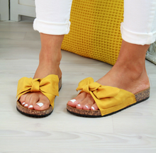 Load image into Gallery viewer, Slip On Sandals-Comfy Shoes-Casual Bow-Knot  Beach Slippers.