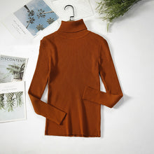 Load image into Gallery viewer, Solid Color-Pullover-Turtleneck Sweater.