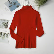 Load image into Gallery viewer, Solid Color-Pullover-Turtleneck Sweater.