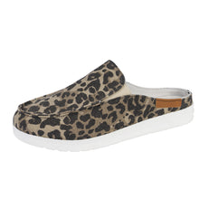 Load image into Gallery viewer, Leopard Print Semi-support Slip-on Shoes.