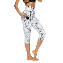 Load image into Gallery viewer, Marble Digital Print - Yoga Pants.