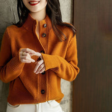 Load image into Gallery viewer, Solid Color-Women&#39;s Cardigan Knitted Sweater.