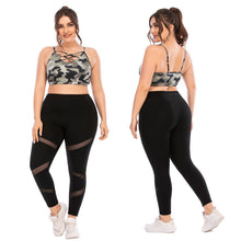 Load image into Gallery viewer, Fitness Suits-Plus Size Yoga Suits