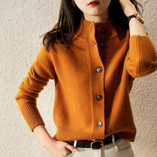 Load image into Gallery viewer, Solid Color-Women&#39;s Cardigan Knitted Sweater.