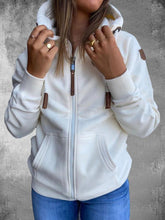 Load image into Gallery viewer, New Autumn And Winter hood-hat collar cardigan.