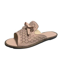 Load image into Gallery viewer, Flat Bottom-Bow Wispy-Air Breathable Beach Slippers.