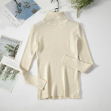 Load image into Gallery viewer, Solid Color-Pullover-Turtleneck Sweater.