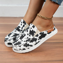 Load image into Gallery viewer, Leopard Print Semi-support Slip-on Shoes.