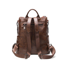 Load image into Gallery viewer, Oil Wax Leather Backpack-Soft Leather Leisure Travel.