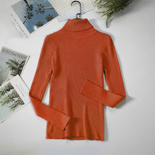 Load image into Gallery viewer, Solid Color-Pullover-Turtleneck Sweater.